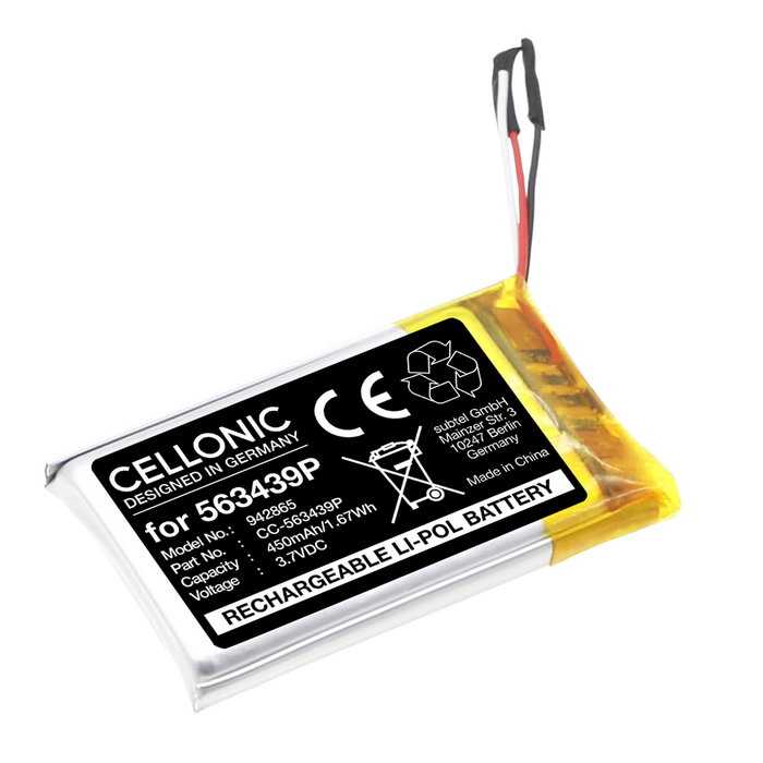 Batteria per Microsoft Surface Headphones 2 450mAh di CELLONIC