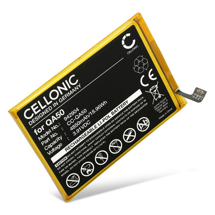 Battery for Motorola Moto G24 Power 4G, XT2425, QA50 - 4850mAh 3,91V  by CELLONIC