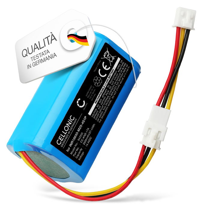 Batteria per Proscenic 800T, 820T, 830T, 820S, PR-800T, PR-820T, PR-830T, PR-830S 2600mAh di CELLONIC