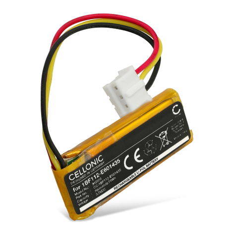 Batteria per CalAmp LMU-200; LMU-300; LMU-3000; LMU-3030 1BF112-E601435 (200mAh, 3.7V) di CELLONIC
