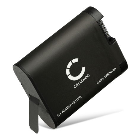 Batteria per GoPro Hero 13 AHDBT-1301PR (1900mAh, 3.89V) di CELLONIC