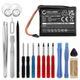 1x Batteria 1000mAh + Kit di attrezzi (17 pezzi)