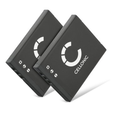 2x Batteria per Olympus VG-120 D-710 X-940 FE-4040 FE-4020 FE-5040 VG-130 VG-140 VG-110 VG-150 LI-70B (500mAh, 3.7V) marca CELLONIC