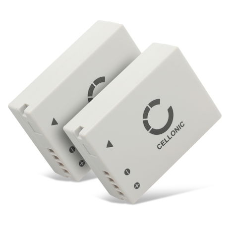 2x Batteria per Canon PowerShot SX50 HS, G15, SX40 HS, G1X, SX60 HS (800mAh, 7.4V) di CELLONIC