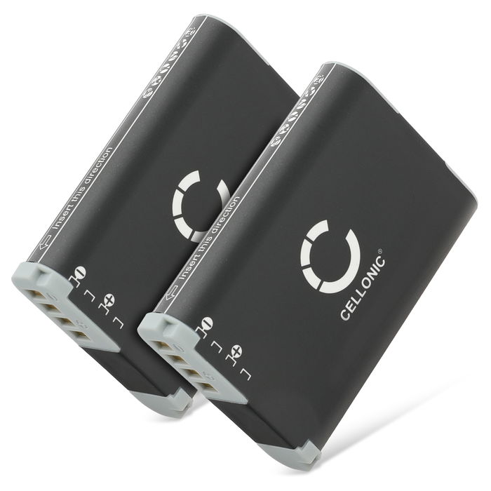 2x Batteria per Canon PowerShot G1 X Mark II, Legria Mini X,VIXIA Mini X,Canon NB-12L NB-12L (1900mAh, 3.6V) marca CELLONIC