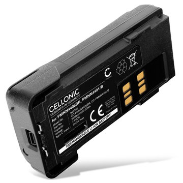 Batteria per Motorola DP2400E, DP4801E, DP4800, DP4800E, DP2400, DP4801, DP4600, DP2600E, DP4401, DP4601E, DP4401E, DP2600, DP4000, XPR7550e 5000mAh Ioni di Litio di CELLONIC