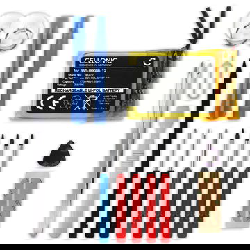 CELLONIC Batteria 361-00086-12 compatibile con Garmin Fenix 6S Pro 170mAh + Set di strumenti 17pz R