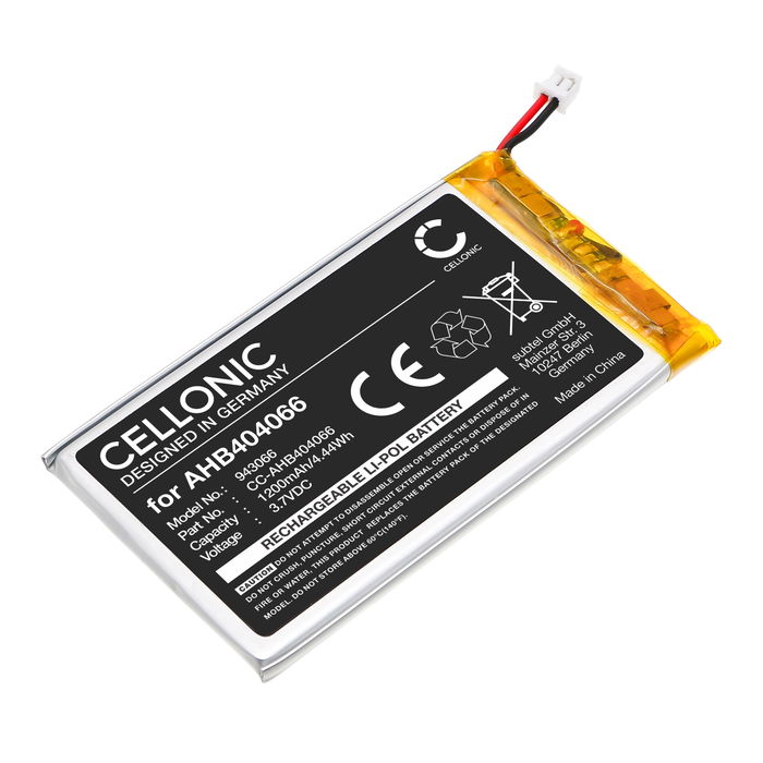 CELLONIC Batteria AHB404066 compatibile con Control4 Neeo 1200mAh Ricambi per controller, telecomandi, radiocomandi