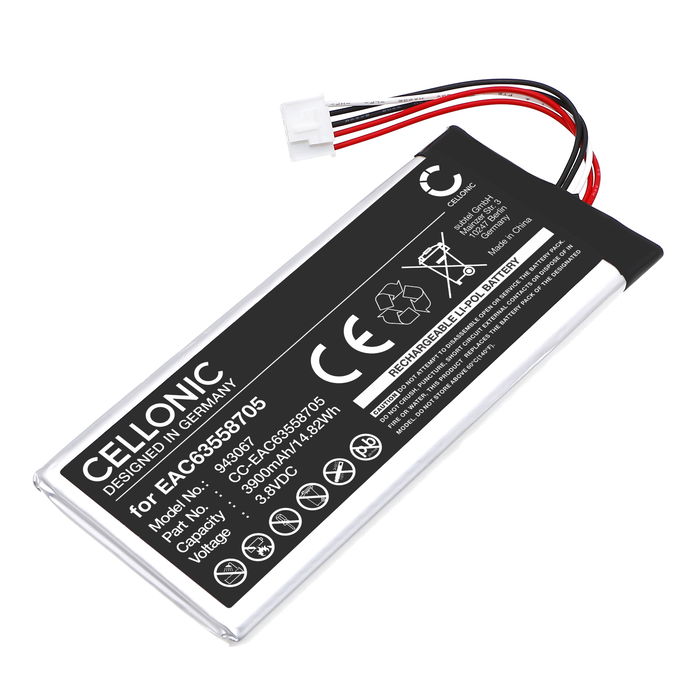 Batteria per LG XBOOM Go DXG5Q EAC63558705 (3900mAh, 3.85V) di CELLONIC