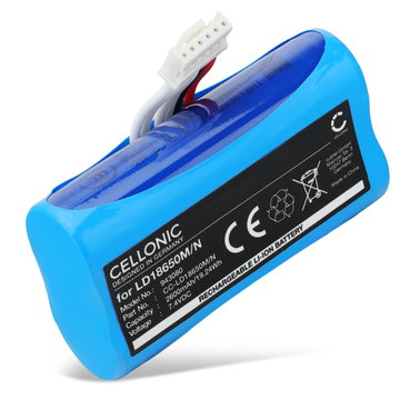 Batteria di ricambio LD18650M per POS Ingenico AXIUM DX4000, AXIUM DX8000, AXIUM DX8002, Landi A8s Affidabile sostituzione da 2600mAh per terminale di pagamento