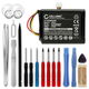 1x Batteria 800mAh + Kit di attrezzi (17 pezzi)