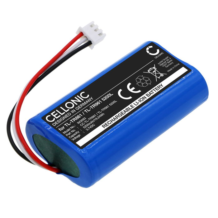 1x Battery for TP-Link TL-TR961 5200L, TL-TR861 5200L TL-TR861 5200L, TL-TR961 5200L (5200mAh, 3.7V) from CELLONIC