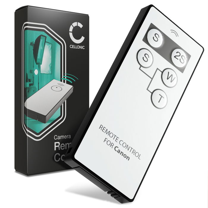 Trigger a infrarossi per fotocamera per Canon EOS 70D, EOS 5D Mark IV, EOS 750D, EOS 600D, telecomando IR wireless per fotocamera di CELLONIC