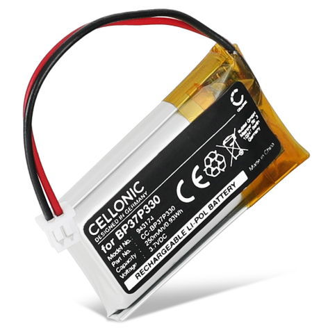 Batteria per Dogtra 282C; 202C; 280C, 202C, 282C (250mAh, 3.7V) di CELLONIC