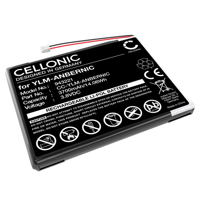 Batteria YLM-ANBERNIC per Anbernic RG351V, RG35XX 3250mAh 3.8V marca CELLONIC per console giochi controller palmari