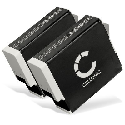 2x Battery for GoPro Hero 12 11 10 9, AHDBT-901 AHDBT-901C (1730mAh, 3.85V) from CELLONIC