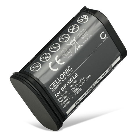 Batteria per Leica Q3; Q2, Q2 Monochrom BP-SCL6 (2600mAh, 7.2V) di CELLONIC
