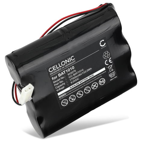 Batteria per Silentron 5501; 5503; 5532 BAT1010 (17000mAh, 9V) di CELLONIC