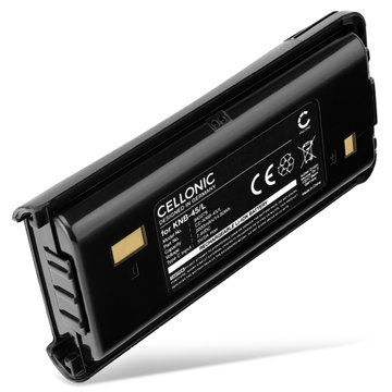 Batteria per Kompatibel mit Kenwood TK-3301T TK-3200 TK-3202 TK-2202E TK-2206 TK-2207 TK-2207G TK-2302E 2000mAh Li Ion di CELLONIC