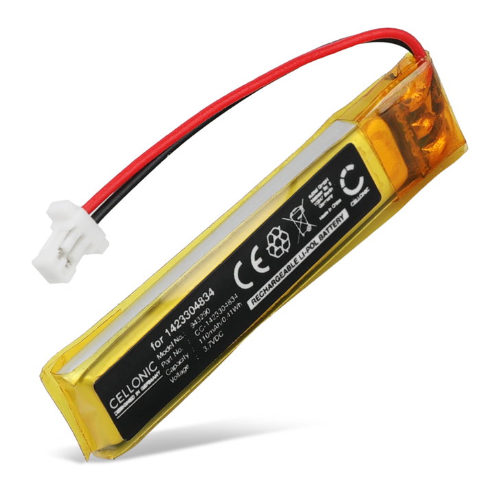 CELLONIC Batteria 1423304834 compatibile con Logitech Spotlight Presenter 110mAh Ricambi per controller, telecomandi, radiocomandi