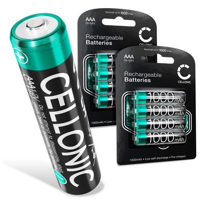 8x AAA CELLONIC Batteria compatibile con Siemens Gigaset A400, A415, AS405, A510, AS690, C430, C530HX, CL660HX, E560, E290A 1000mAh Ricambi per telefono cordless