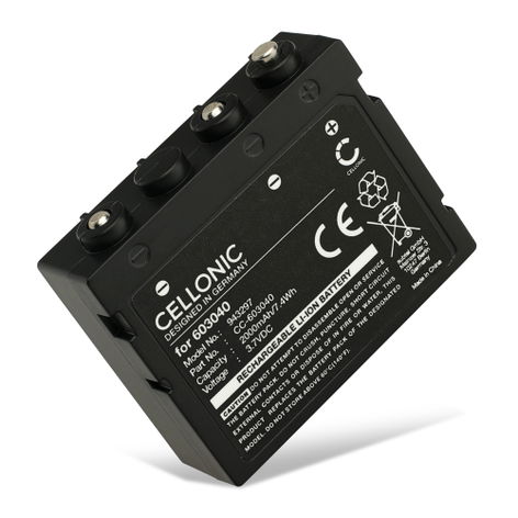 Batteria per Ledlenser H7R Core, SE; H7 SE; H7.2 603040 (2000mAh, 3.7V) di CELLONIC