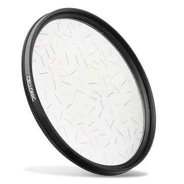 Nikon AF-S Nikkor 20mm 1:1.8G ED Filtro Arcobaleno Starlight a strisce Filtro Ø 77mm, marca CELLONIC