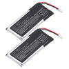2xBatteria 500mAh