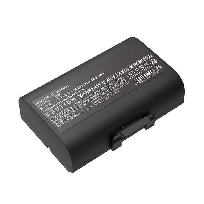 Batteria di ricambio B26 per POS Castles Saturn S1F2, 1000F Affidabile sostituzione da 5200mAh per terminale di pagamento