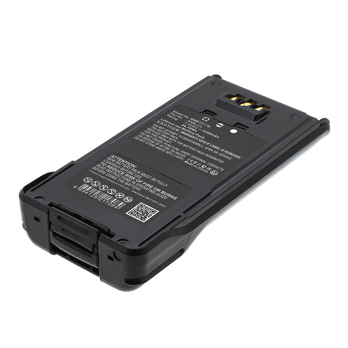Batteria per Kenwood TK-3180, TK-2180, TK-3180K, TK-5210, TK-5310, TK-3185, TK-5310GK, TK-5310K 3350mAh Ioni di Litio di CELLONIC