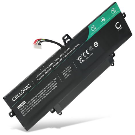 1x Batteria per HP EliteBook x360 1040 G8, 1030 G7, 1040 G7 (6600mAh, 7.6V) di CELLONIC