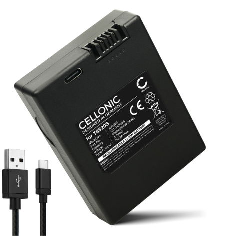 Battery for Eufy S330; eufyCam 3, E330, S330, 3C; SmartDrop (8800mAh, 3.7V) + USB Cable from CELLONIC