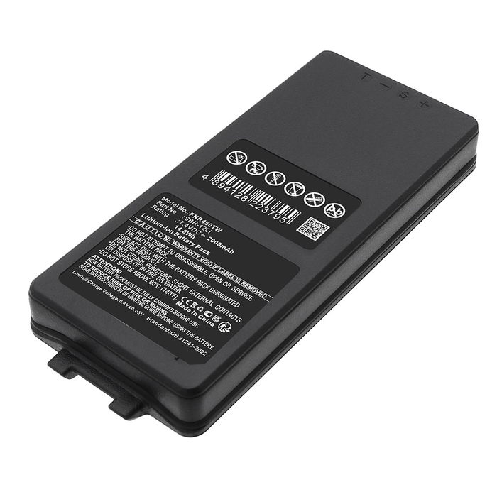 Batteria per AOR AR-DV10 Yaesu FTA-550L, FTA-750L, FTA-450L, FTA-85L 2000mAh Li Ion di CELLONIC