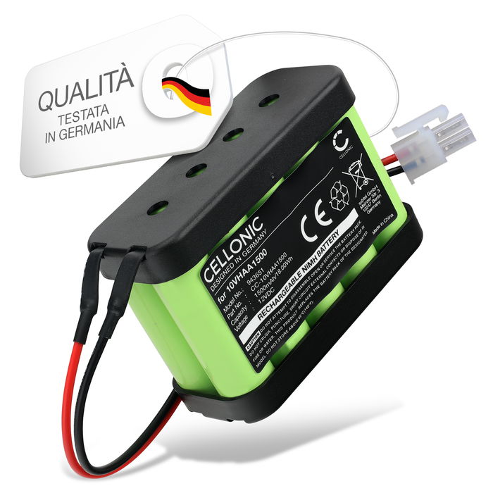 Besam Unislide II Sliding door Batteria 1500mAh marcata Cellonic