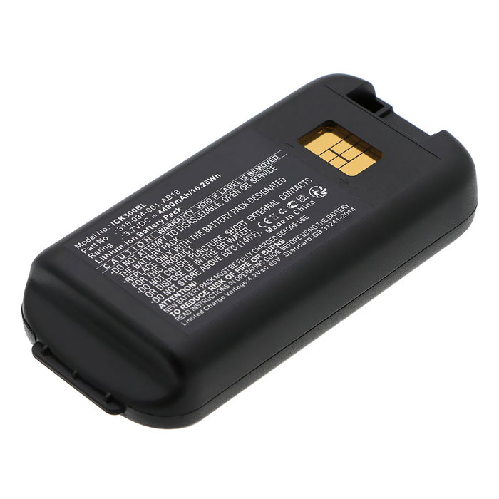 Batteria 318-033-001 per lettore di codici a barra Honeywell CK3X, CK3, CK3R, CK3A, CK3B, CK3C, CK3N, CK3N1, CK3C1 4400mAh 3.7V marca CELLONIC