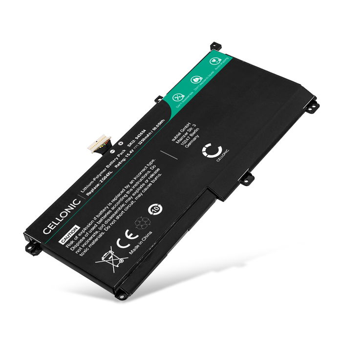 Batteria per portatile HP ZBook Studio G5, Studio x360 G5, Elitebook 1050 Gen 1, ZG04XL, L07046-855, L07352-1C1 ricambio per laptop 3250mAh 15.4V 