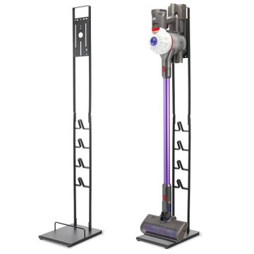 CELLONIC Supporto da Terra per Dyson V15 V12 V11 V10 V8 V7 V6 – Base in Acciaio, Senza Forare, 4+ Accessori, Torre 1265mm