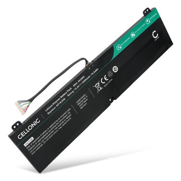 1x Batteria per portatile Acer Predator Triton 500, Triton 500 PT515-51, Triton 500 PT515-52, ConceptD 7 CN715-71, 7 Ezel CC715-71, AP18JHQ, KT.00408.001, KT00408001 ricambio per laptop 5200mA 15,2V 
