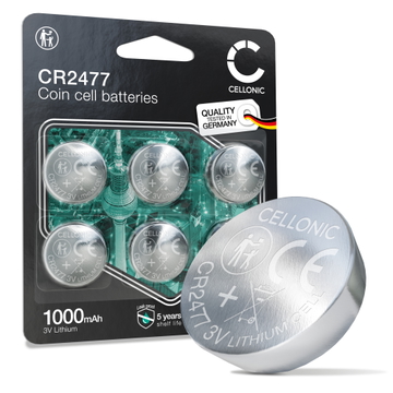 6x Batterie CR2477 3V 1000mAh di CELLONIC