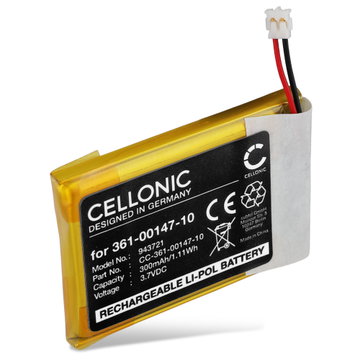 Battery for Garmin Fenix 7X, Tactix 7 361-00147-10 (300mAh, 3.7V) from CELLONIC