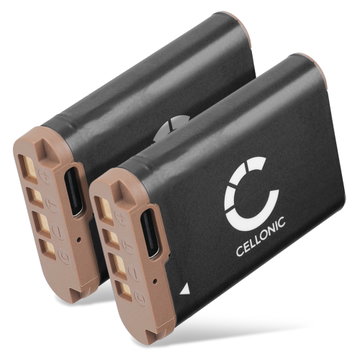 2x Batteria per Sony Cyber-shot DSC-RX100, DSC-RX100M3 (RX100 III), NP-BX1 (1120mAh, 3.6V) marca CELLONIC