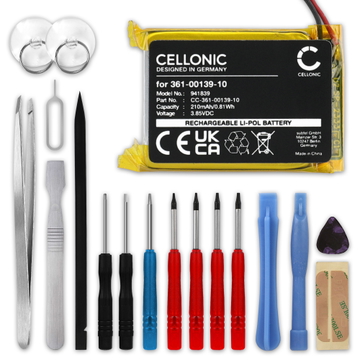 Garmin Venu 2 Batteria 210mAh + Set di strumento marcata CELLONIC
