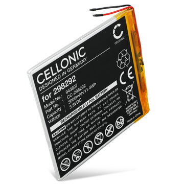 CELLONIC Batteria 298292 compatibile con Archos 70 Oxygen, AC70OX, AC70OXV2, Archos 298292, GPC298292 3000mAh Ricambio per tablet