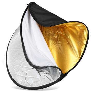 Nikon D3500 Pannello riflettente 5in1 per studio fotografico 80cm ( Argento, Oro, Bianco, Nero, Traslucido ) Pannello riflettente pieghevole from Cell